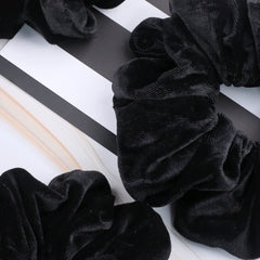 IVARYSS coletero de terciopelo negro XL, ideal para looks formales.