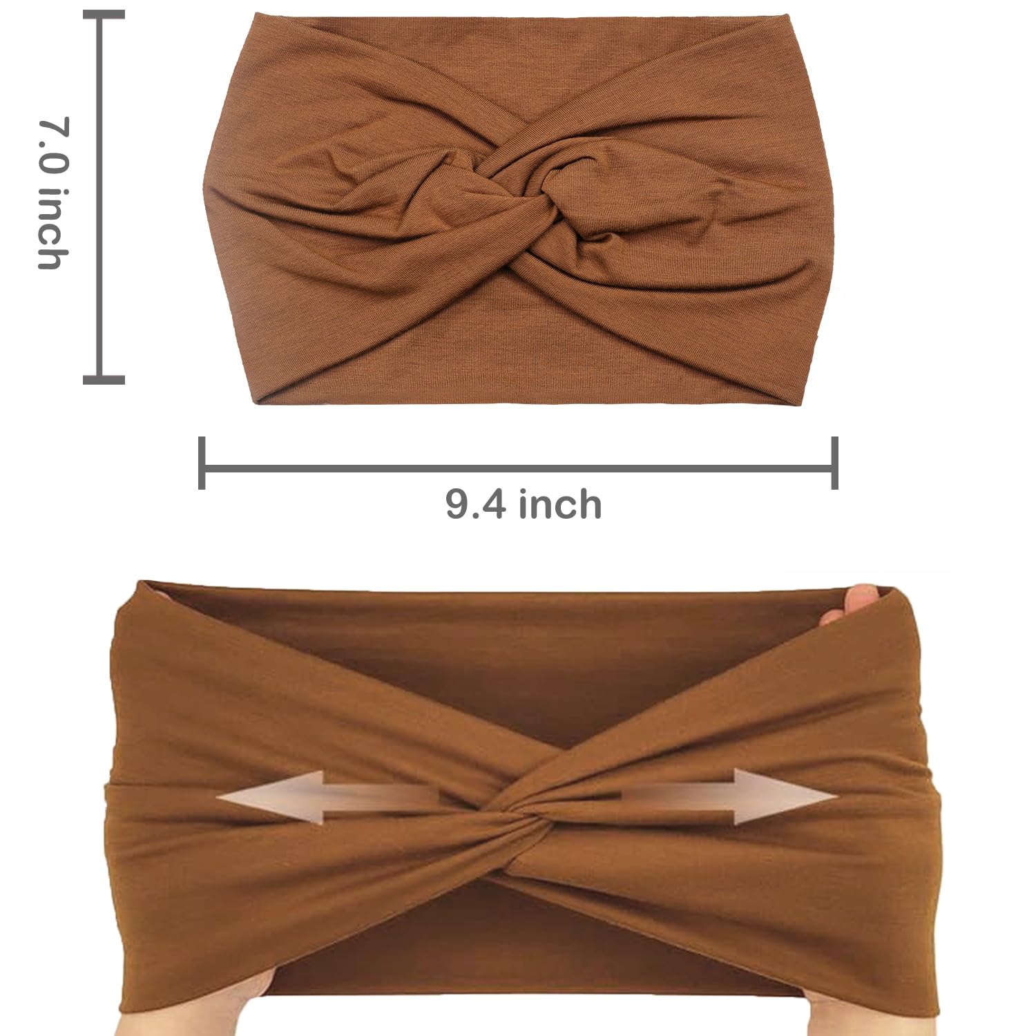 IVARYSS burgundy headband adds color with stay-put fit