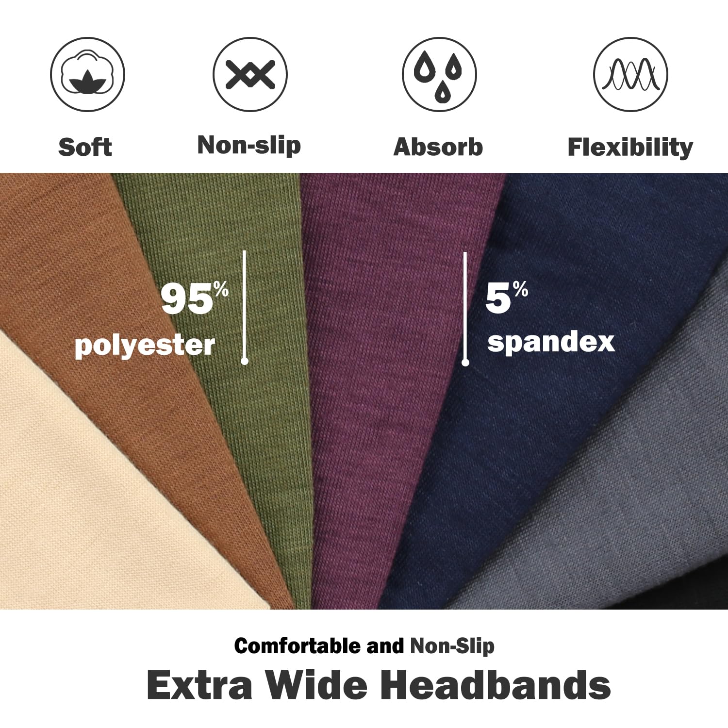 IVARYSS olive headband ideal for seaside days and travel