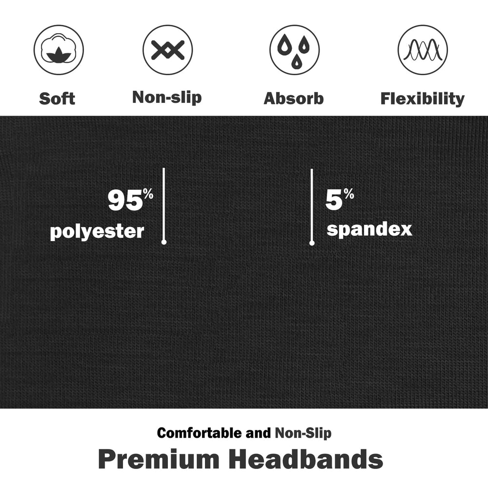 IVARYSS 4 inch wide headband provides secure versatile styling