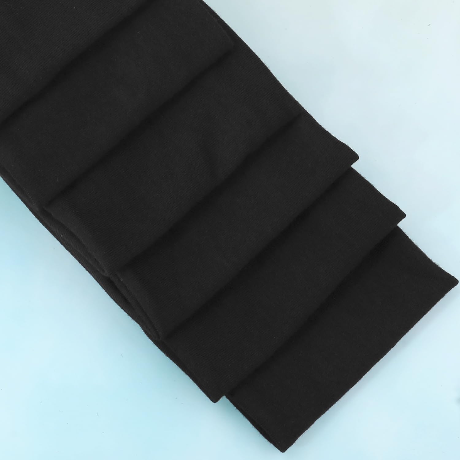 IVARYSS six-pack headbands in classic black for easy pairing