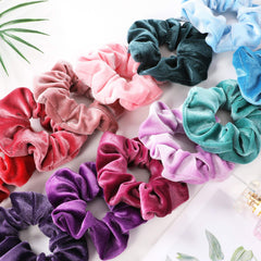 IVARYSS Scrunchies diámetro 4.3 pulgadas, aptos para distintos espesores de cabello.