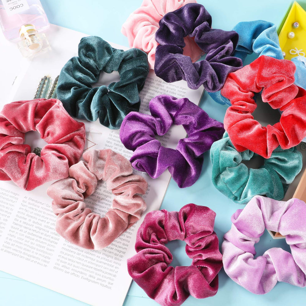 IVARYSS Scrunchies paquete valor para compartir con la familia.
