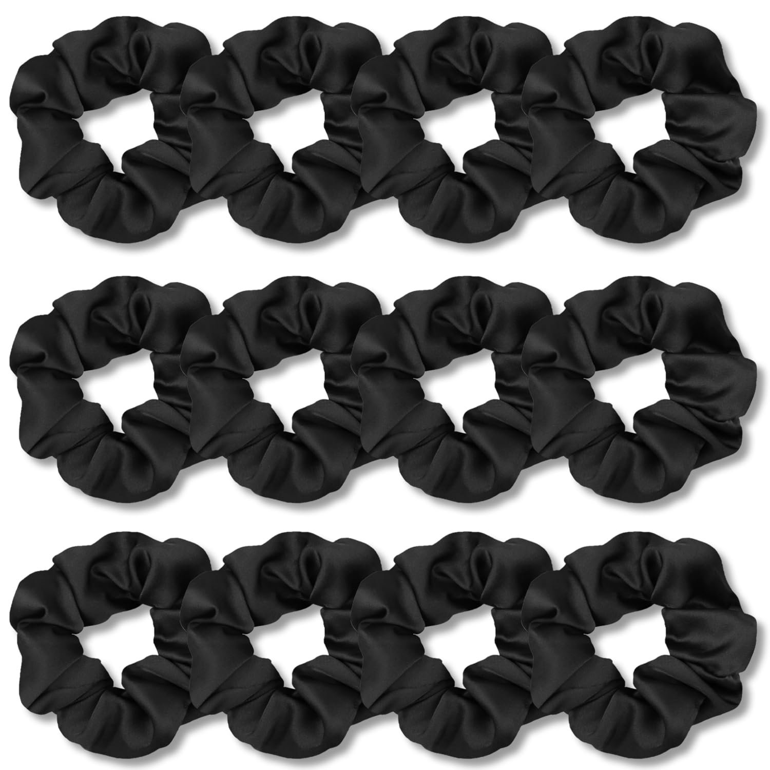 IVARYSS scrunchies seda suave para cabello rizado, ideal para dormir.