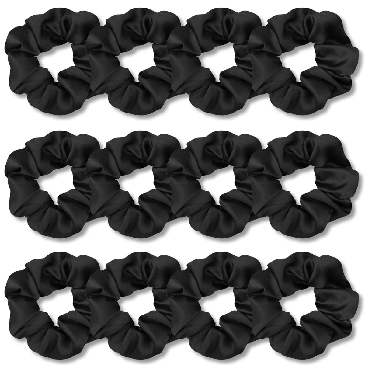 IVARYSS scrunchies seda suave para cabello rizado, ideal para dormir.