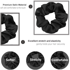 IVARYSS scrunchies seda suave para uso diario, añade estilo.