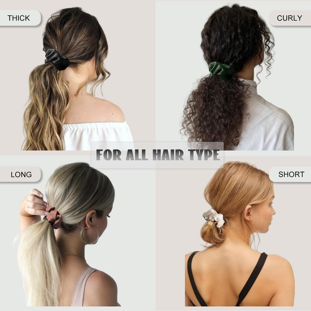 IVARYSS scrunchies seda suave para dormir, protege el cabello.