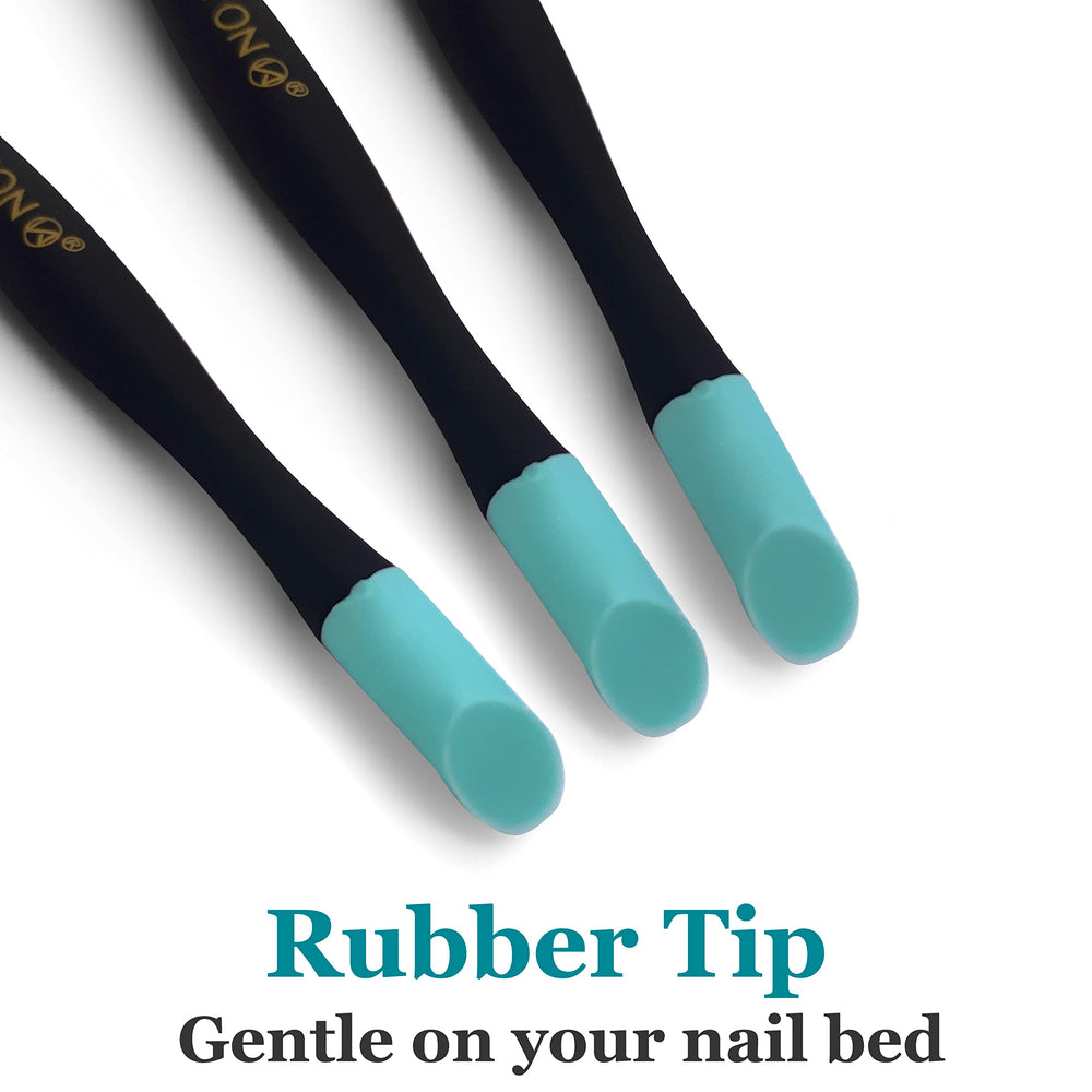 IVON 3-pack cuticle pushers for versatile on the go grooming