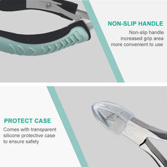 IVON plastic housing guard protecting blades when dropped