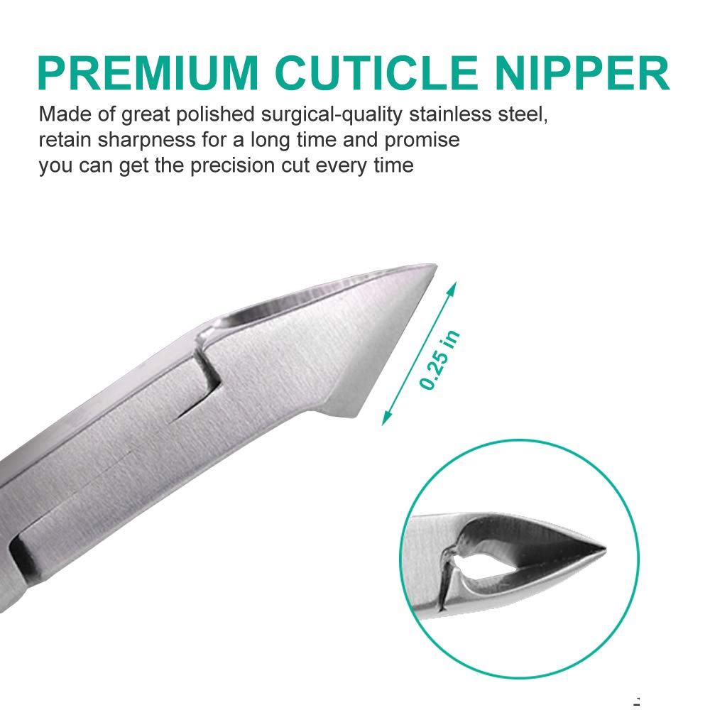 IVON cuticle trimmer stainless steel blade for clean, precise cuts