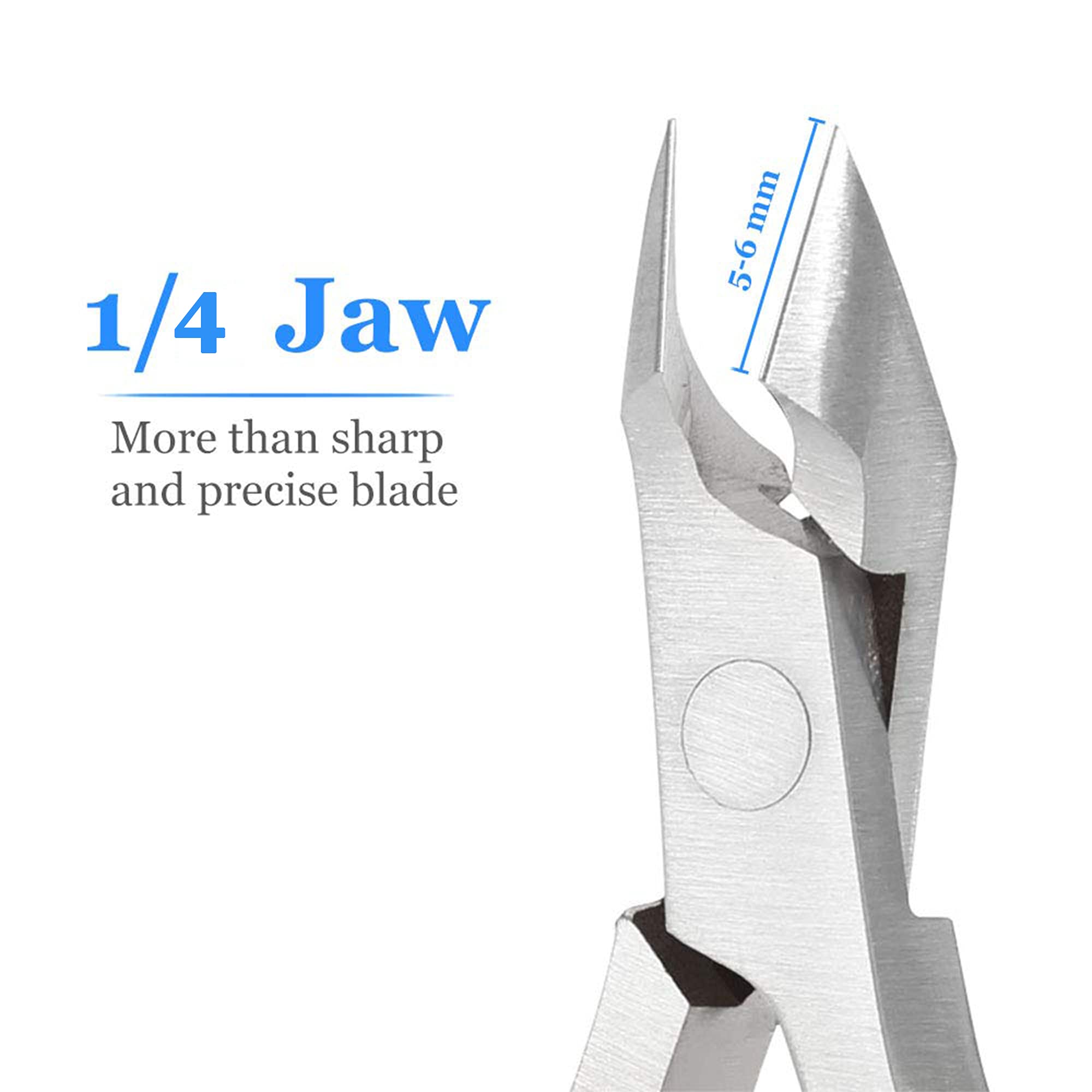 IVON stainless steel blade delivers clean, smooth cuts for safe cuticle maintenance.
