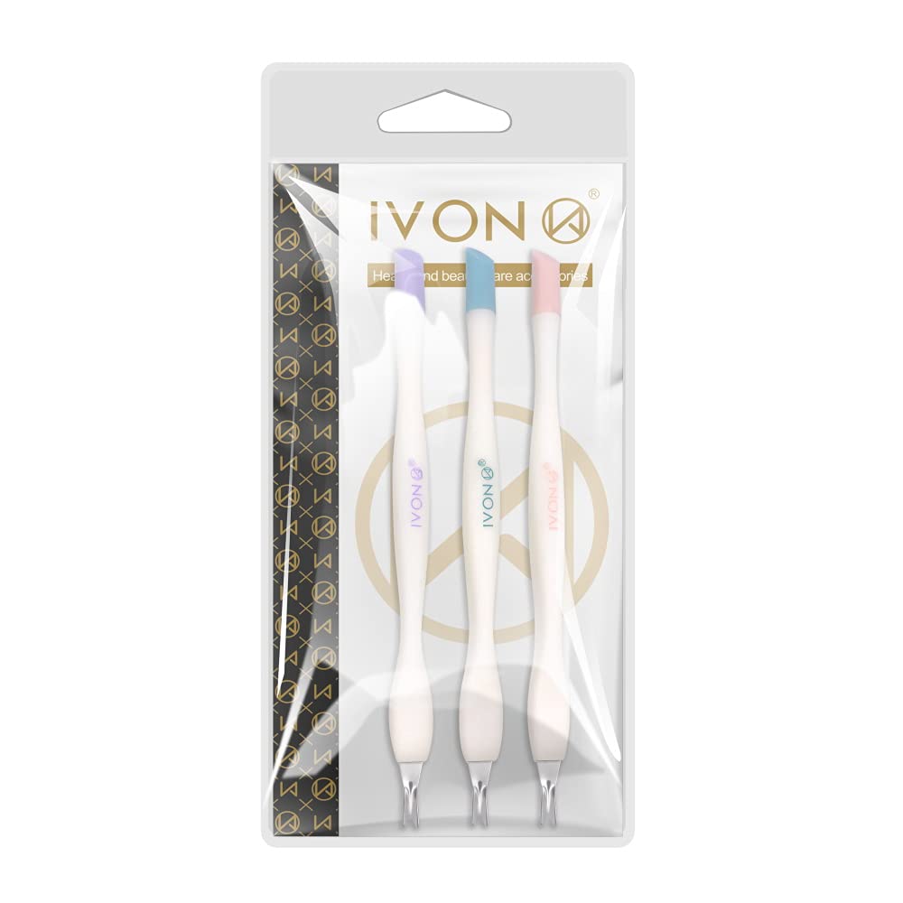 IVON cuticle trimmer trio with soft tips for comfortable trimming.