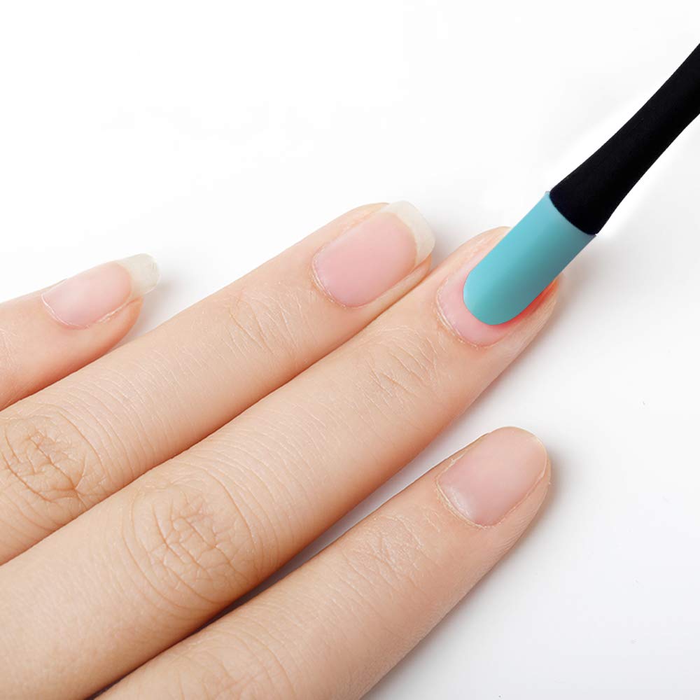 IVON manicure pedicure tool with rubber handle for comfortable grip