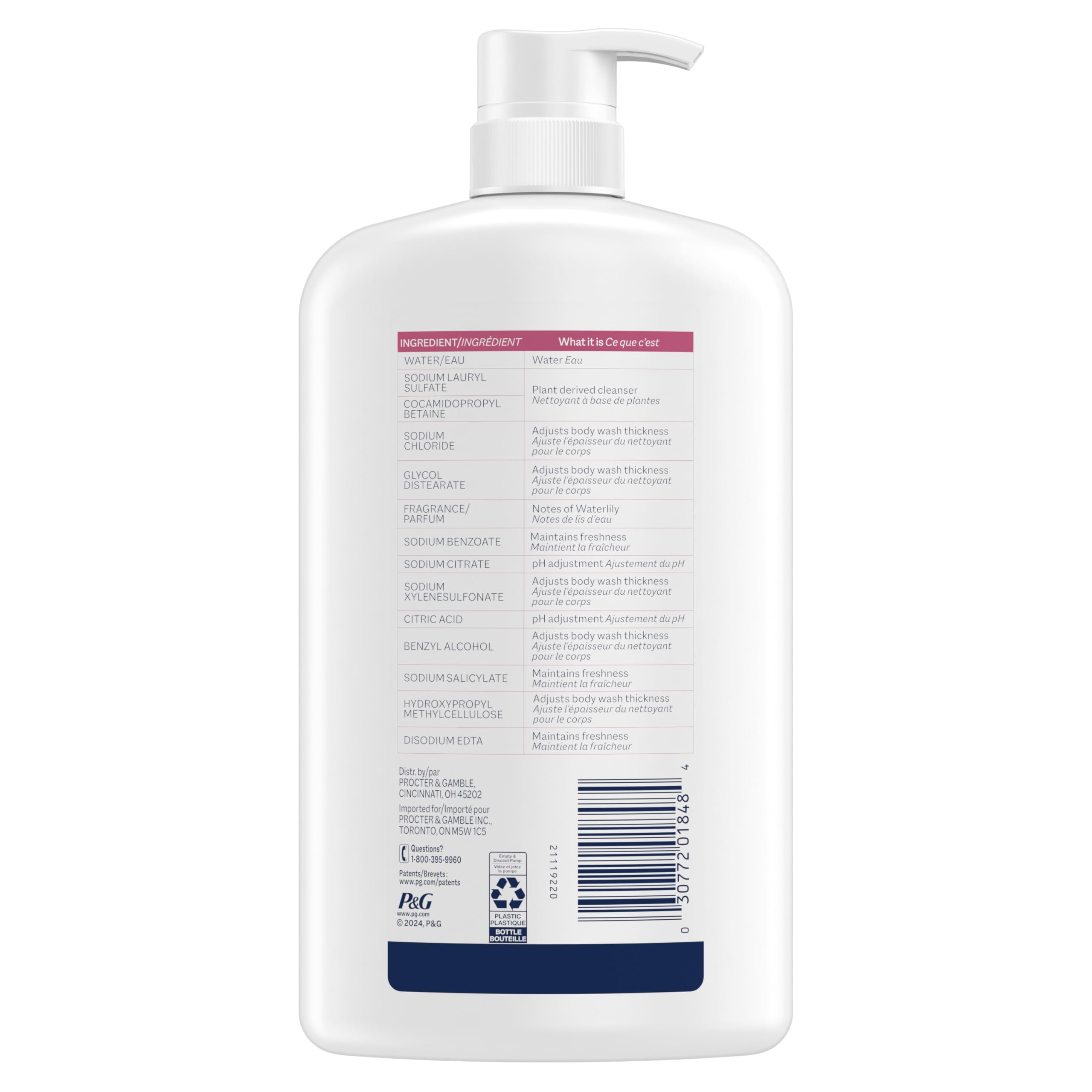 Ivory Body Wash 35 oz packaging showcases value and long-lasting use