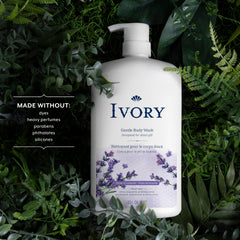 Ivory Body Wash bottle pour with smooth lather for all ages.
