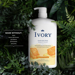 Ivory Honey Scent bottle offers mild cleansing for daily routines.