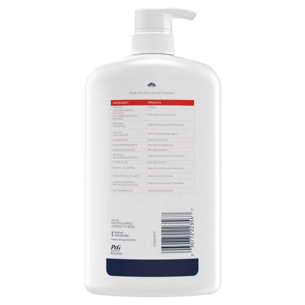 Ivory Body Wash packaging recycled-materials label highlights eco-friendly care.