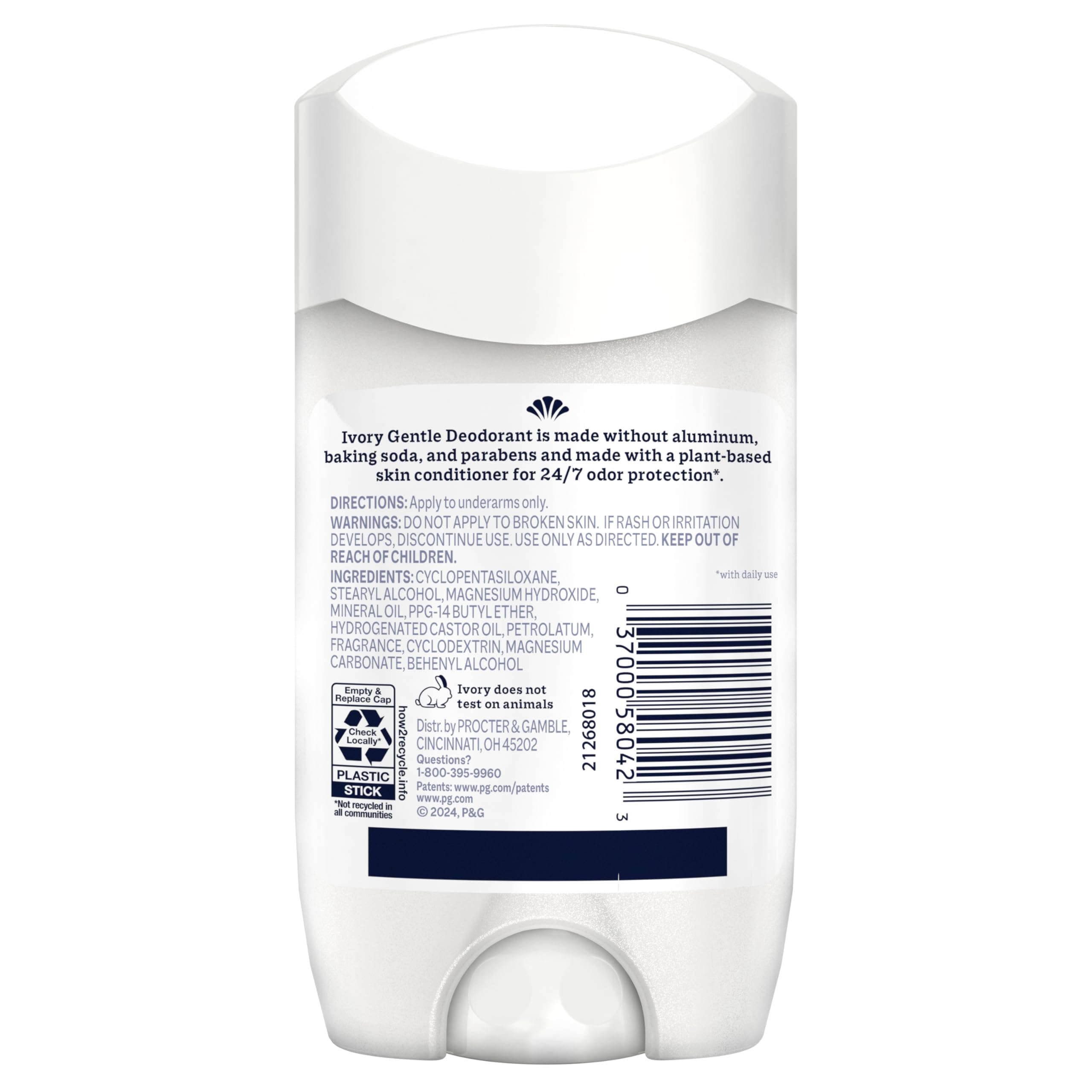 Ivory brand logo on six-pack packaging.