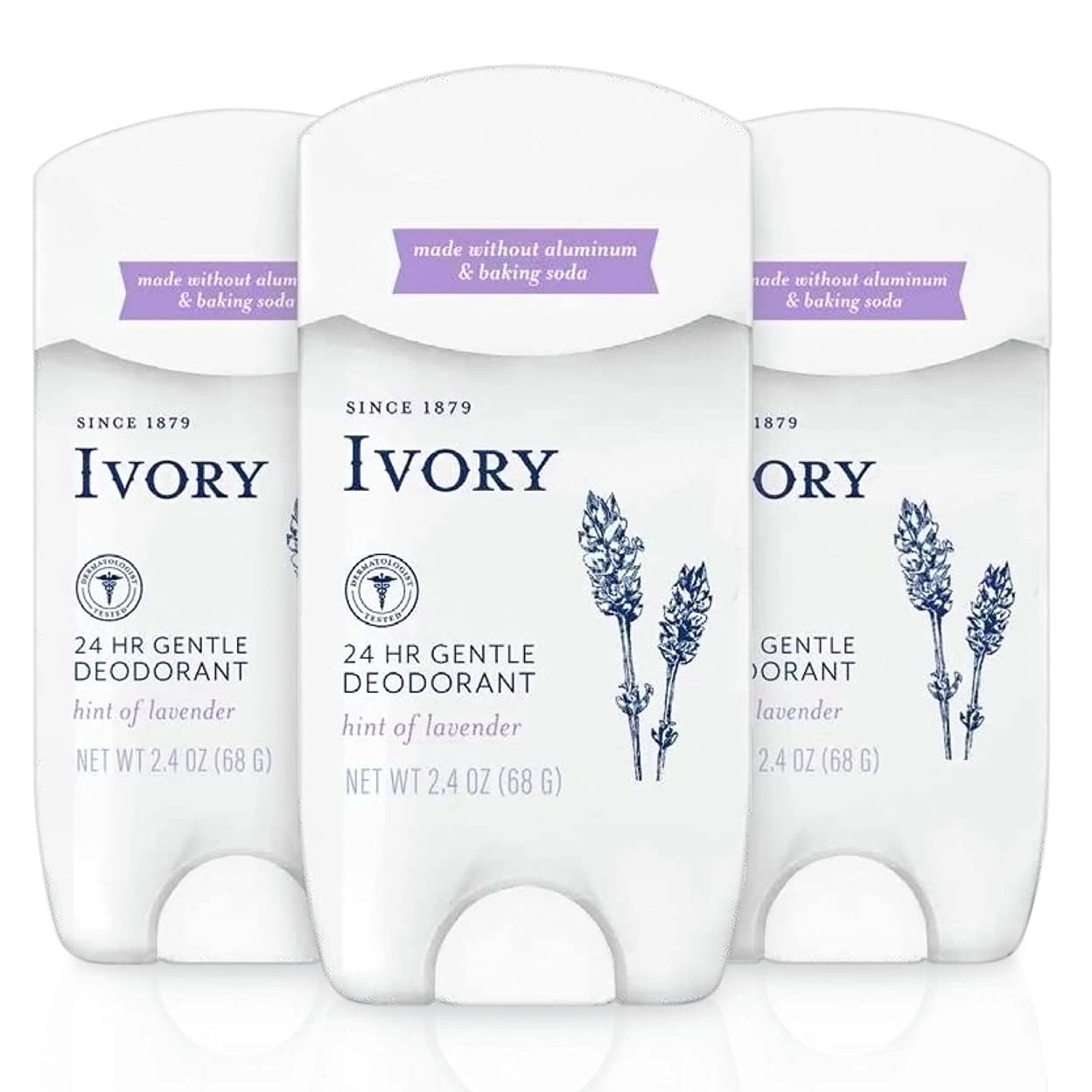 Ivory desodorante lavanda: protección 24 horas y aroma suave para uso diario.