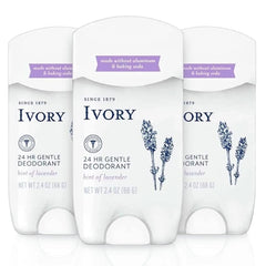 Ivory desodorante lavanda: protección 24 horas y aroma suave para uso diario.