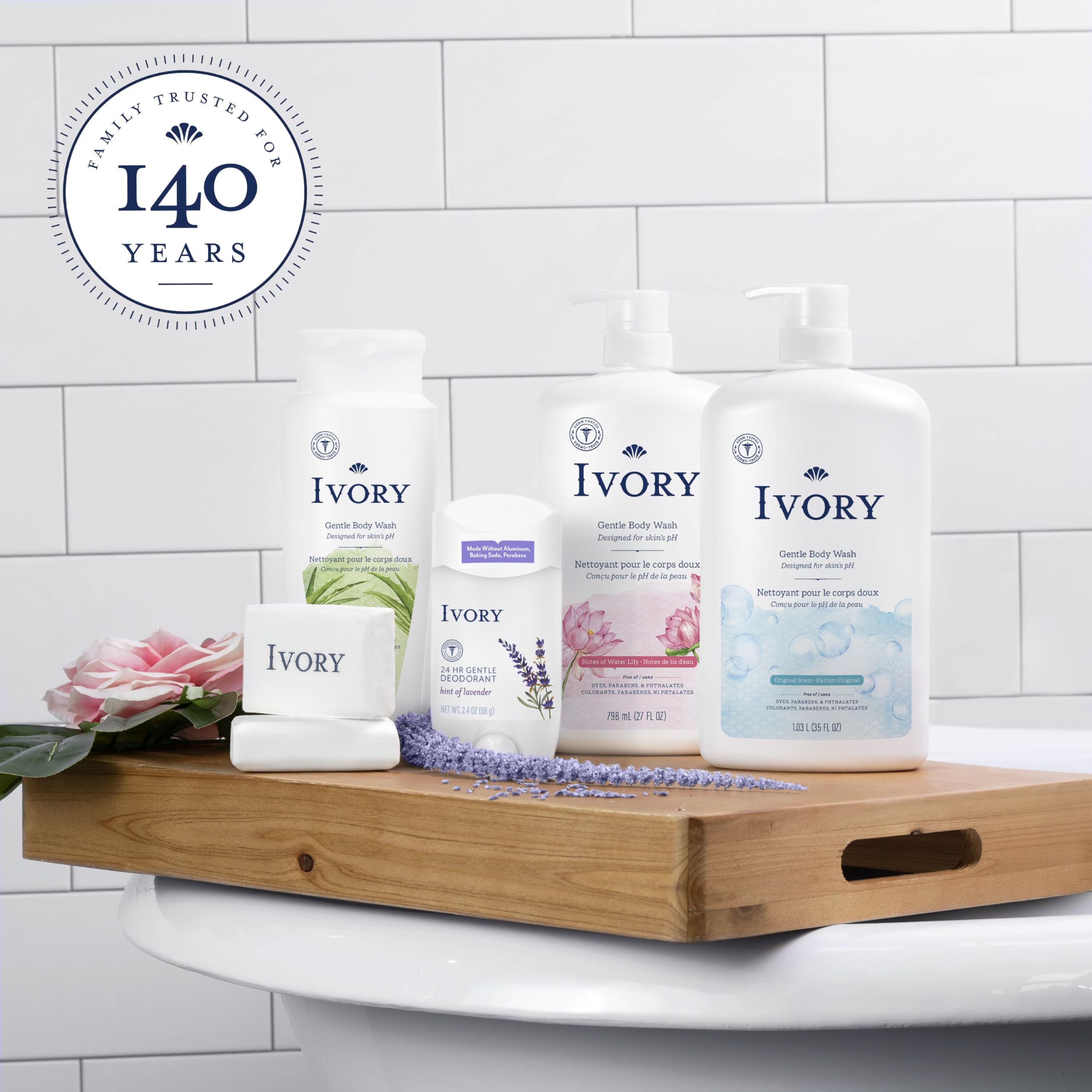 Plant-based cleansers power dirt removal with a mild touch.