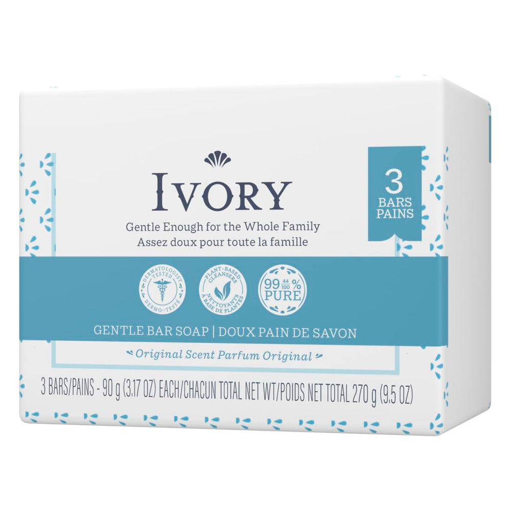 Ivory Soap Barra compacta para uso diario y almacenamiento sencillo