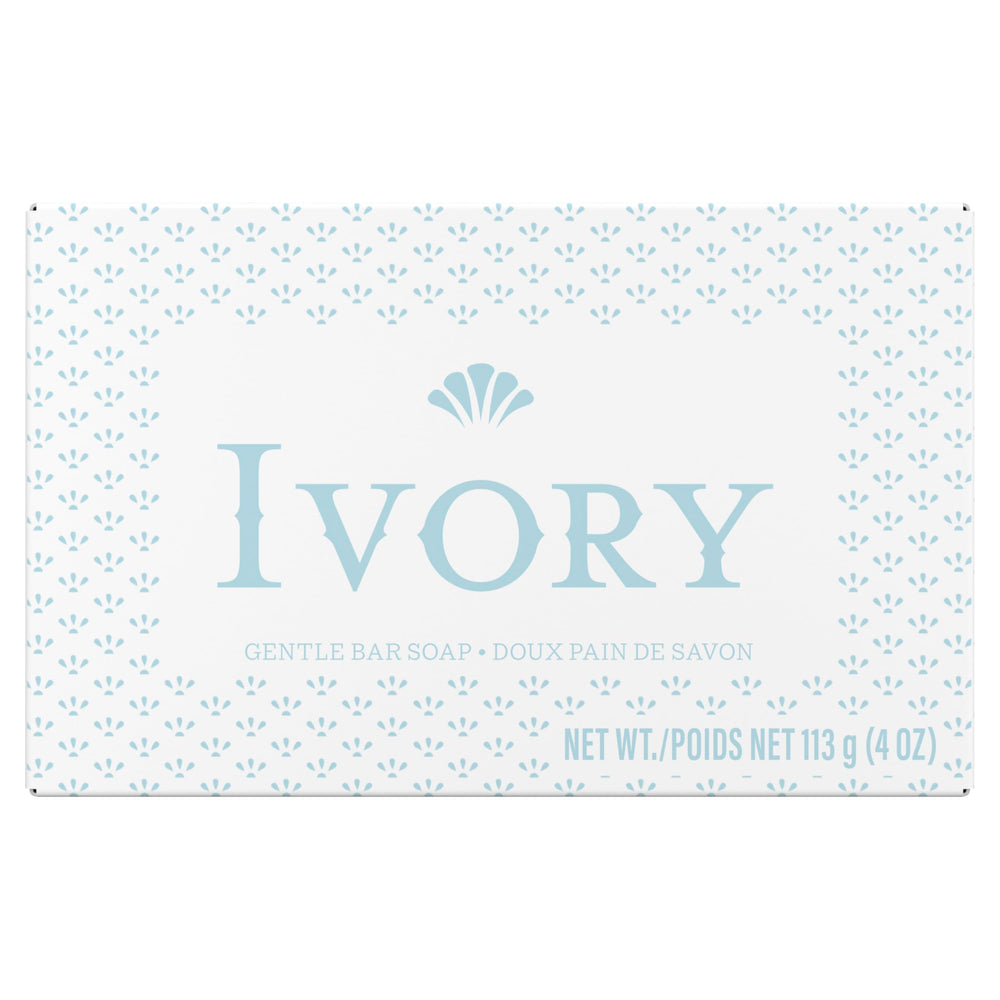 Ivory jabón dermatológicamente probado para la rutina diaria.