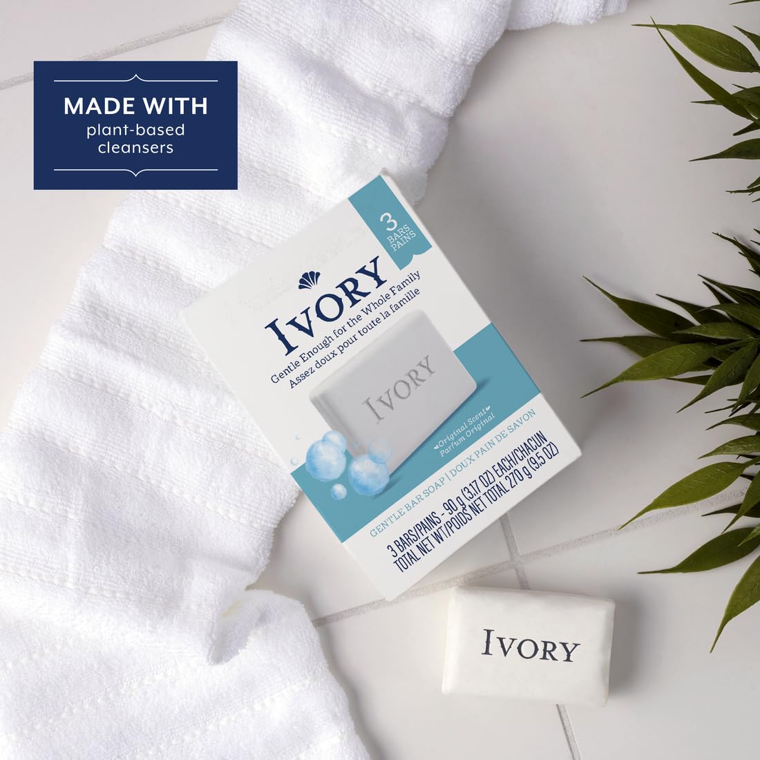 Ivory Soap práctico para viaje con envase individual