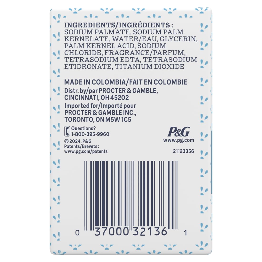 Ivory Soap presentación en pack de 3 unidades para reposición