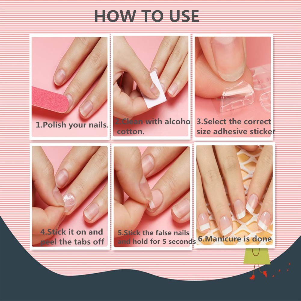 Ivtor finished nails with patterns showing stylish, reusable options
