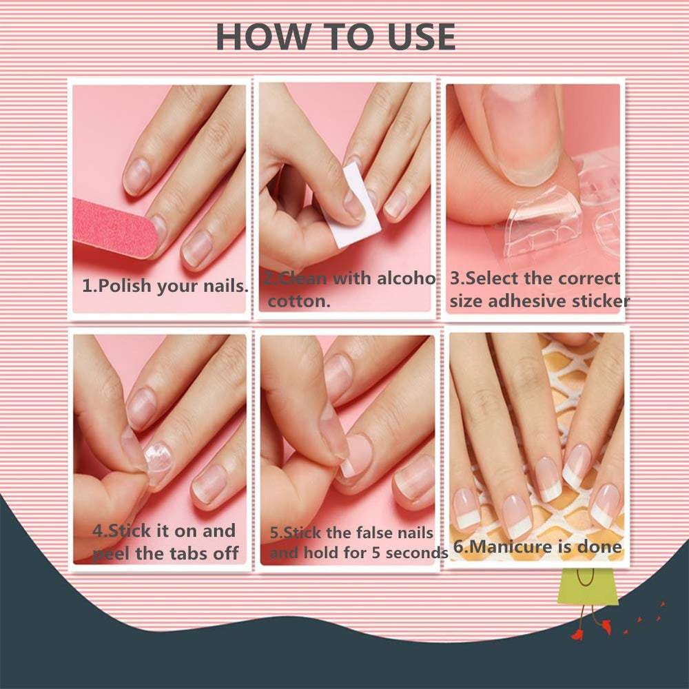 Ivtor finished nails with patterns showing stylish, reusable options