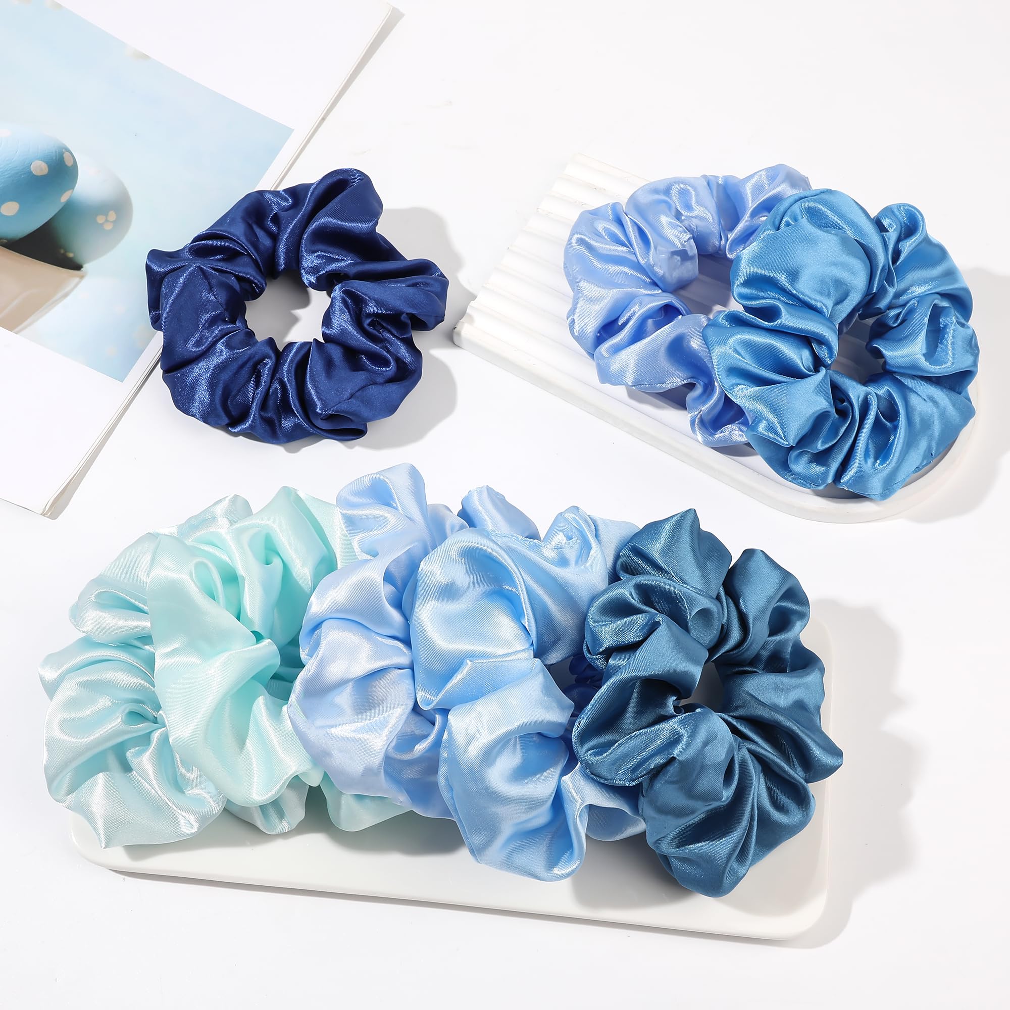 Ivyu satin scrunchies make a thoughtful gift for hair enthusiasts.