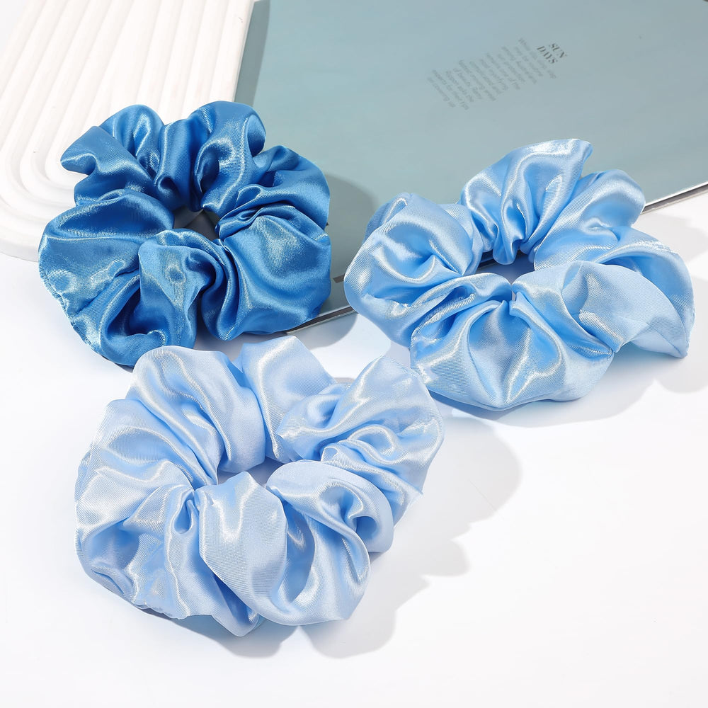 Ivyu satin scrunchies no-crease design prevents marks after wear.