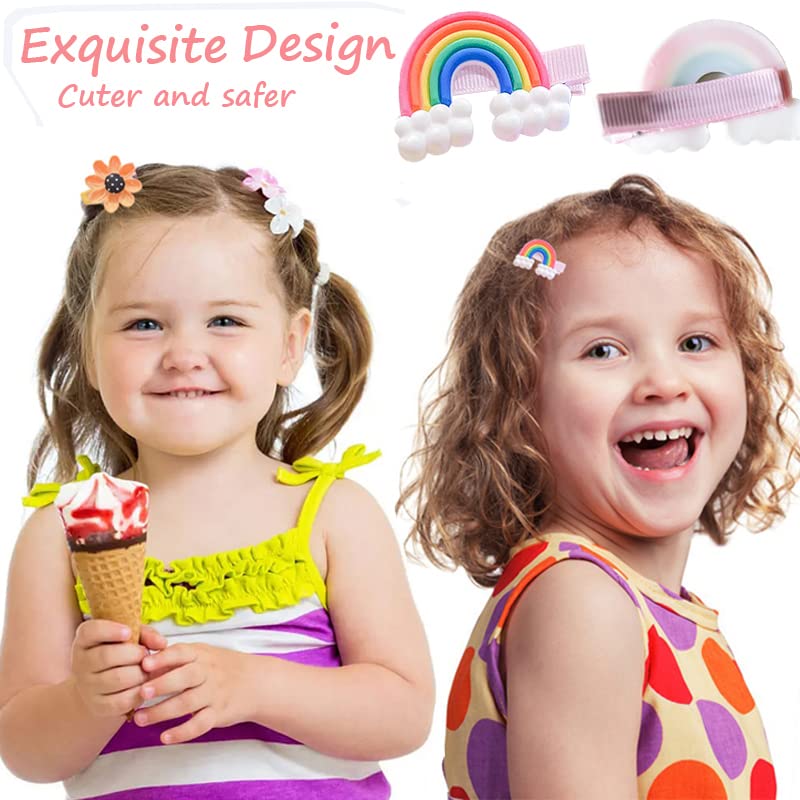 Ivylovme horquillas para pelo con arcoiris, añade energía a cualquier peinado.