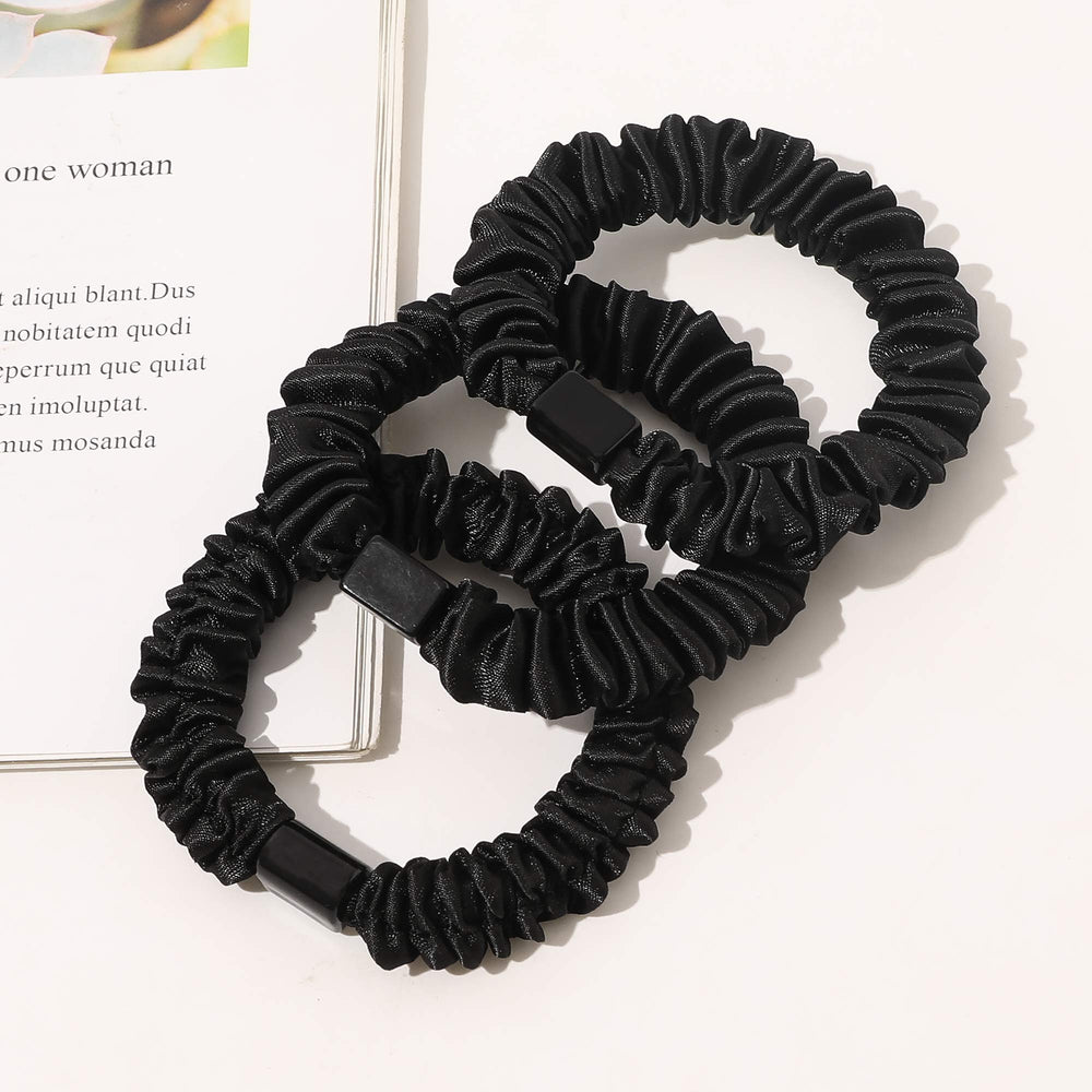 Ivyu 12-pack silk hair ties packaged as a gift-ready set