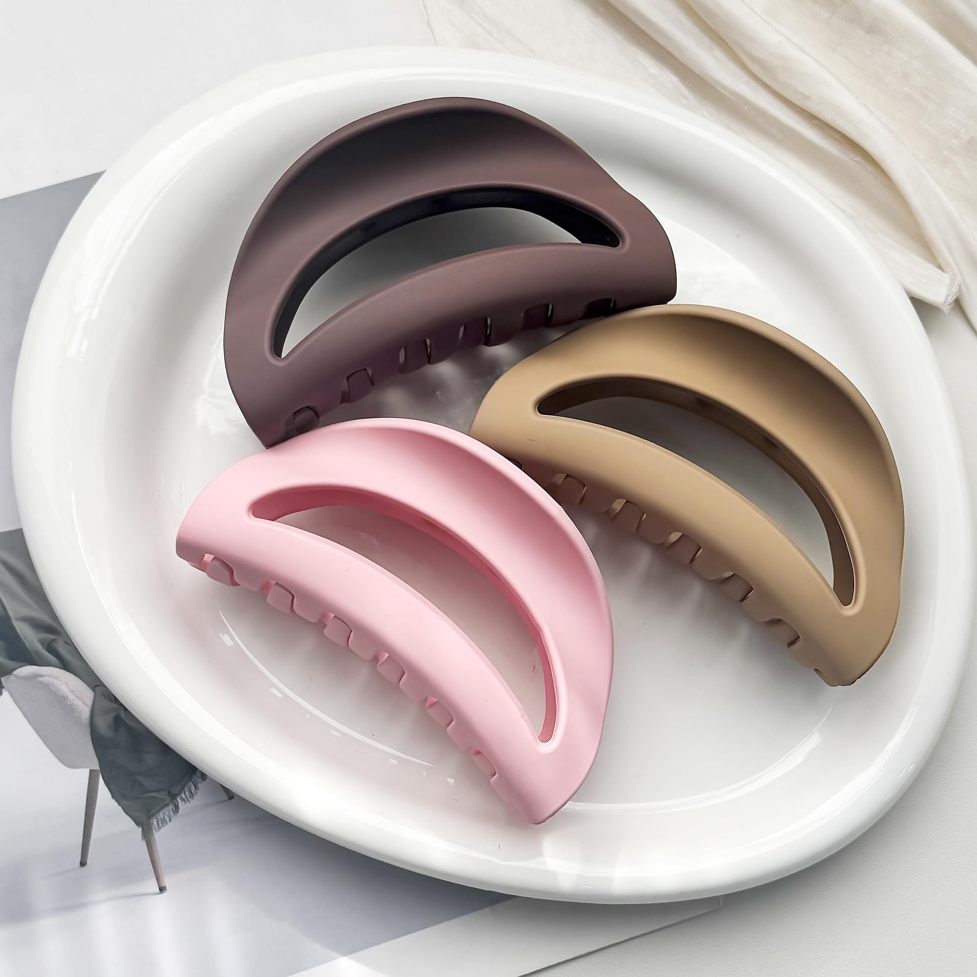 Ivyu clips de cabello silicona protección capilar durante el peinado.