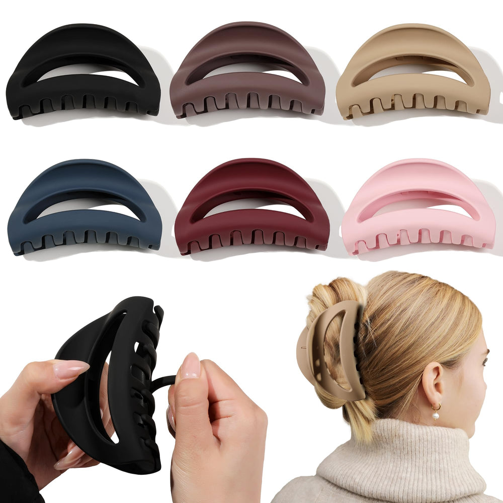 Ivyu clips de cabello silicona flexibles ofrecen agarre cómodo para uso diario.