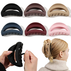 Ivyu clips de cabello silicona flexibles ofrecen agarre cómodo para uso diario.