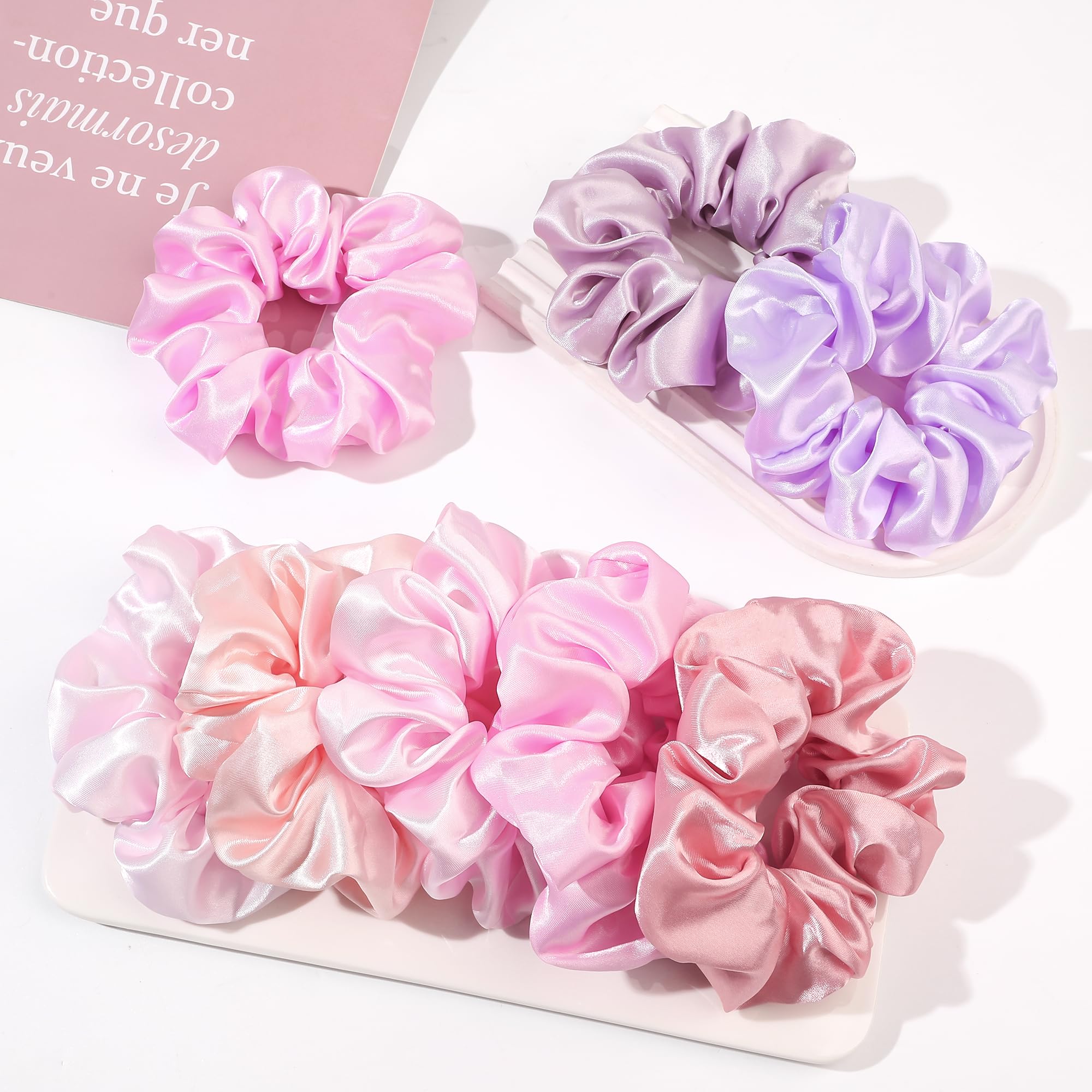 Ivyu gift-ready satin scrunchies box for friends and family.