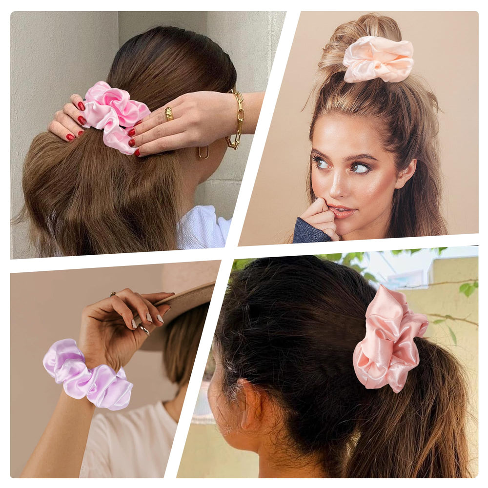Ivyu oversized-hair scrunchie securing thick curls during outdoor activities.