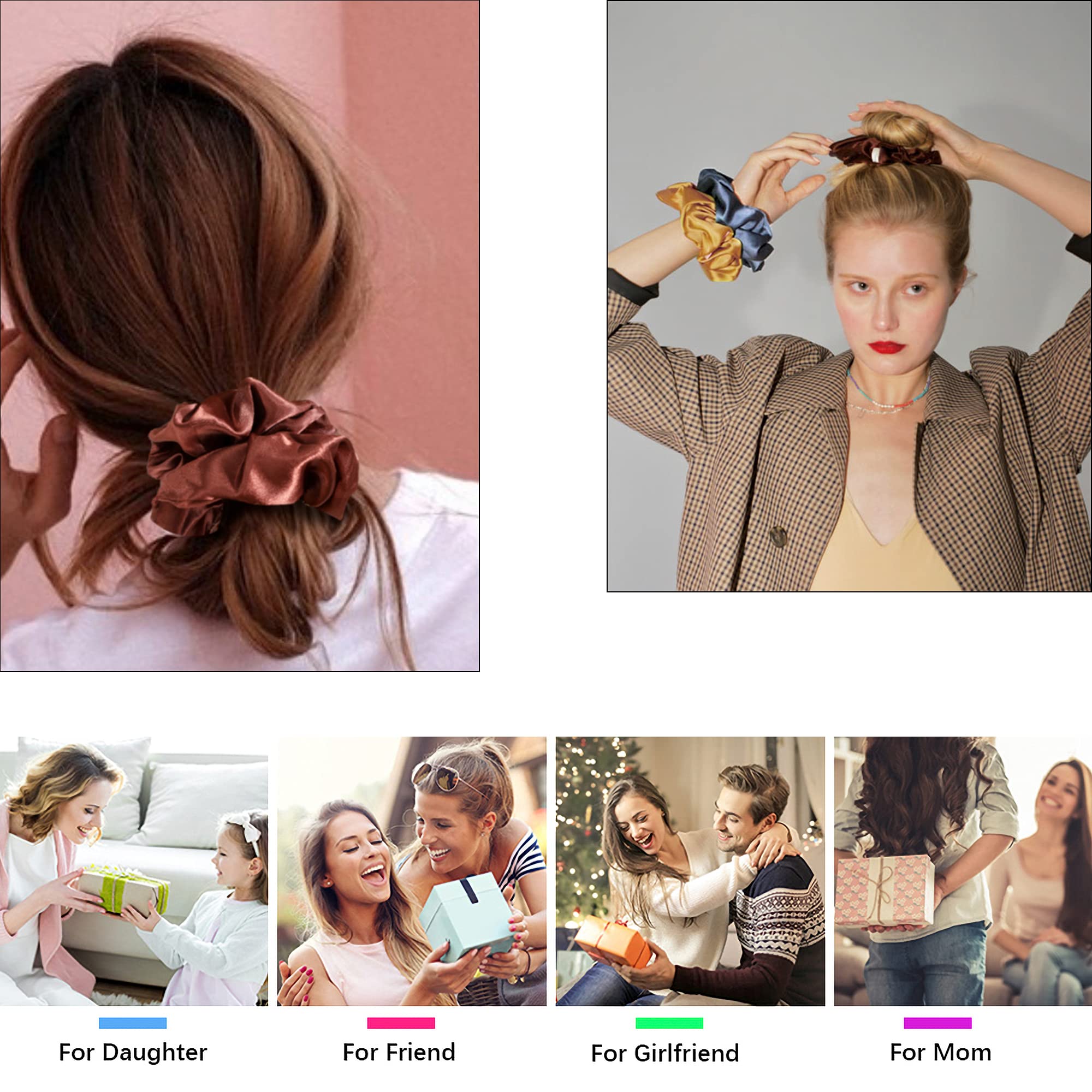 Ivyu neutral color scrunchies suit diverse hair textures and styles