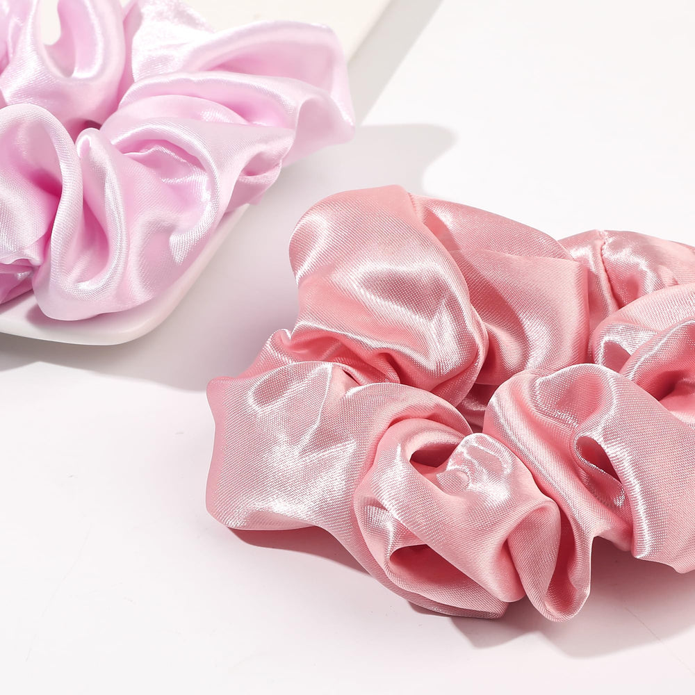 Ivyu thick hair-friendly scrunchie wrapped around a ponytail.