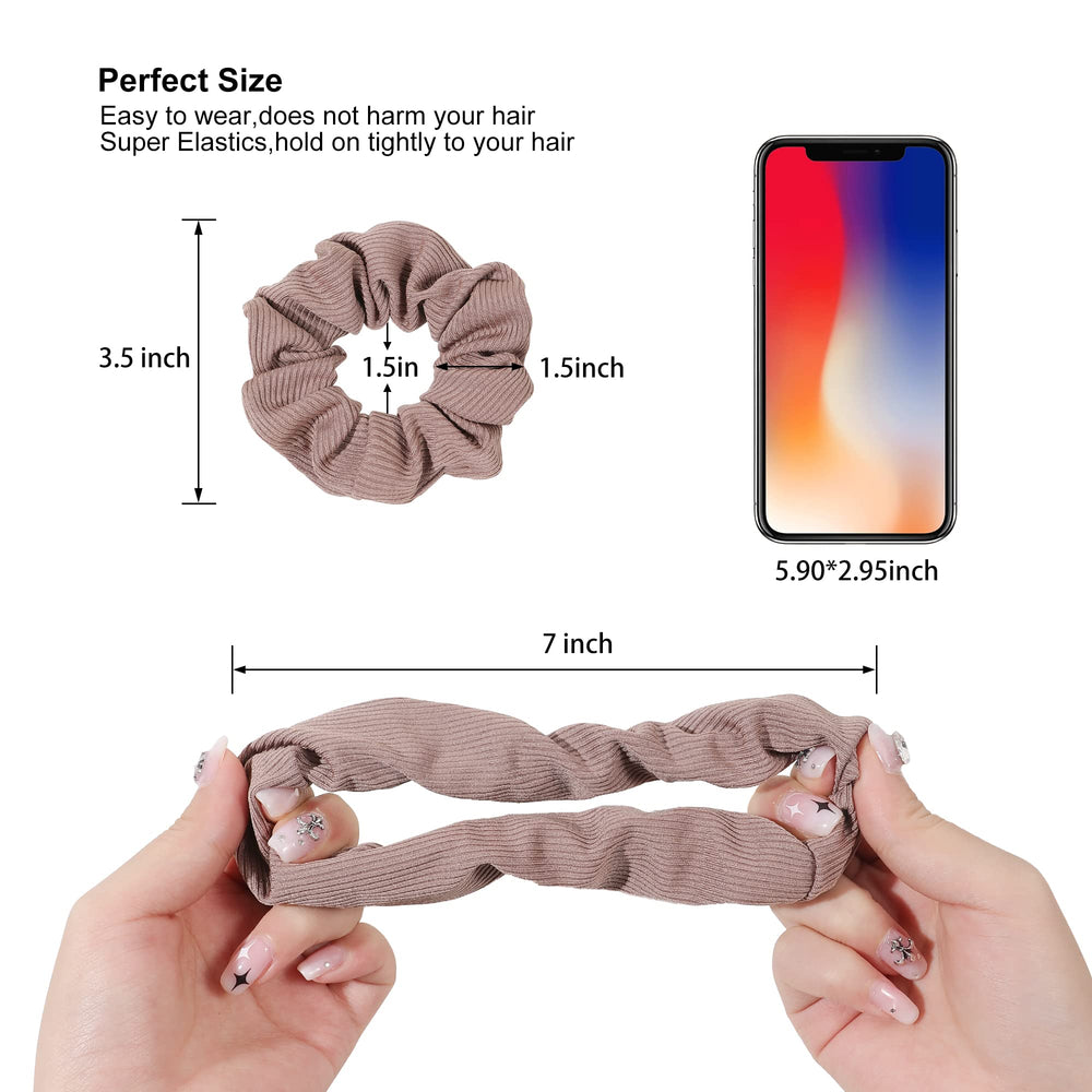 Ivyu Scrunchie elastic band stretch demonstrates strong grip for all hair types