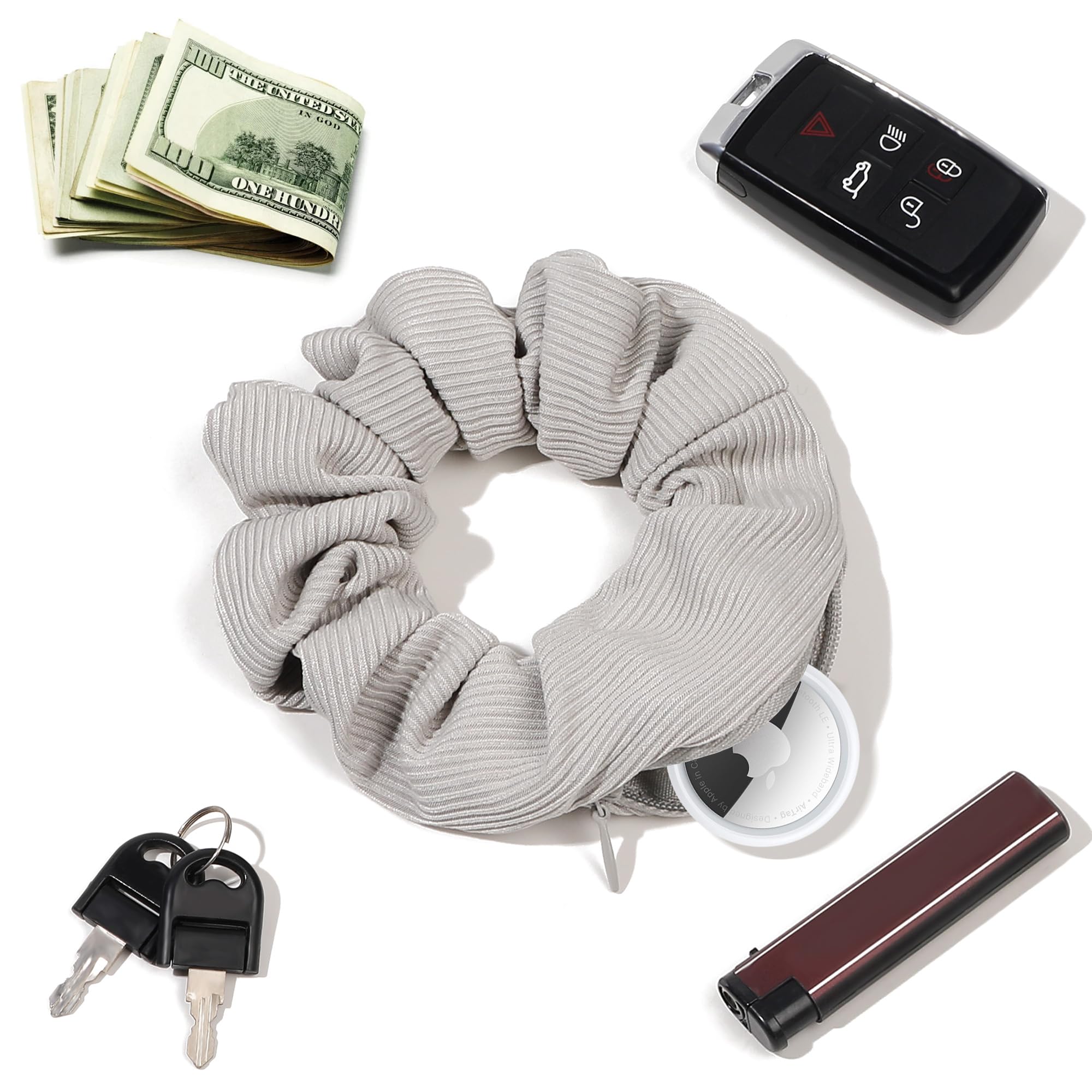 Ivyu Pocket Scrunchies para salir con objetos pequeños