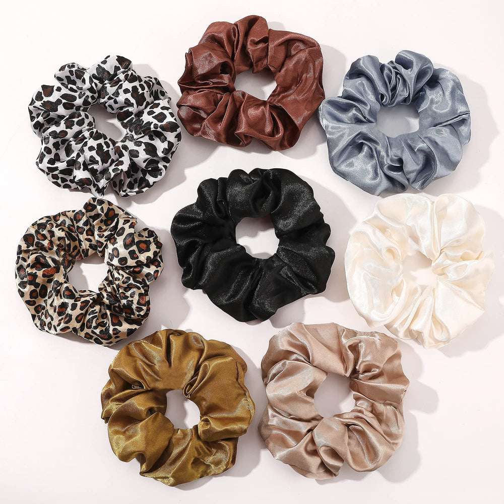 Ivyu silk satin scrunchies texture for gentle grip and minimal pulling