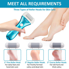 IWEEL foot file two-speed control helps adjust power to preference.