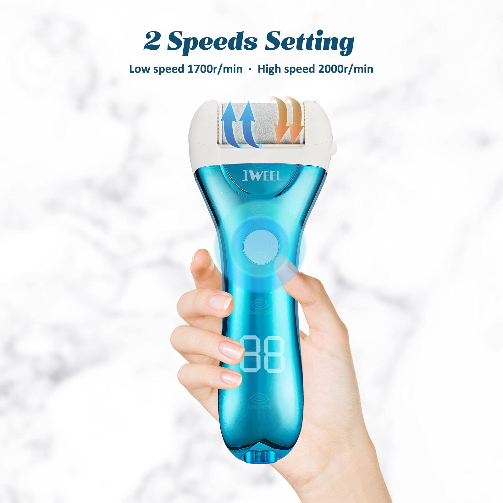 IWEEL IPX7 waterproof design allows safe wet or dry use.