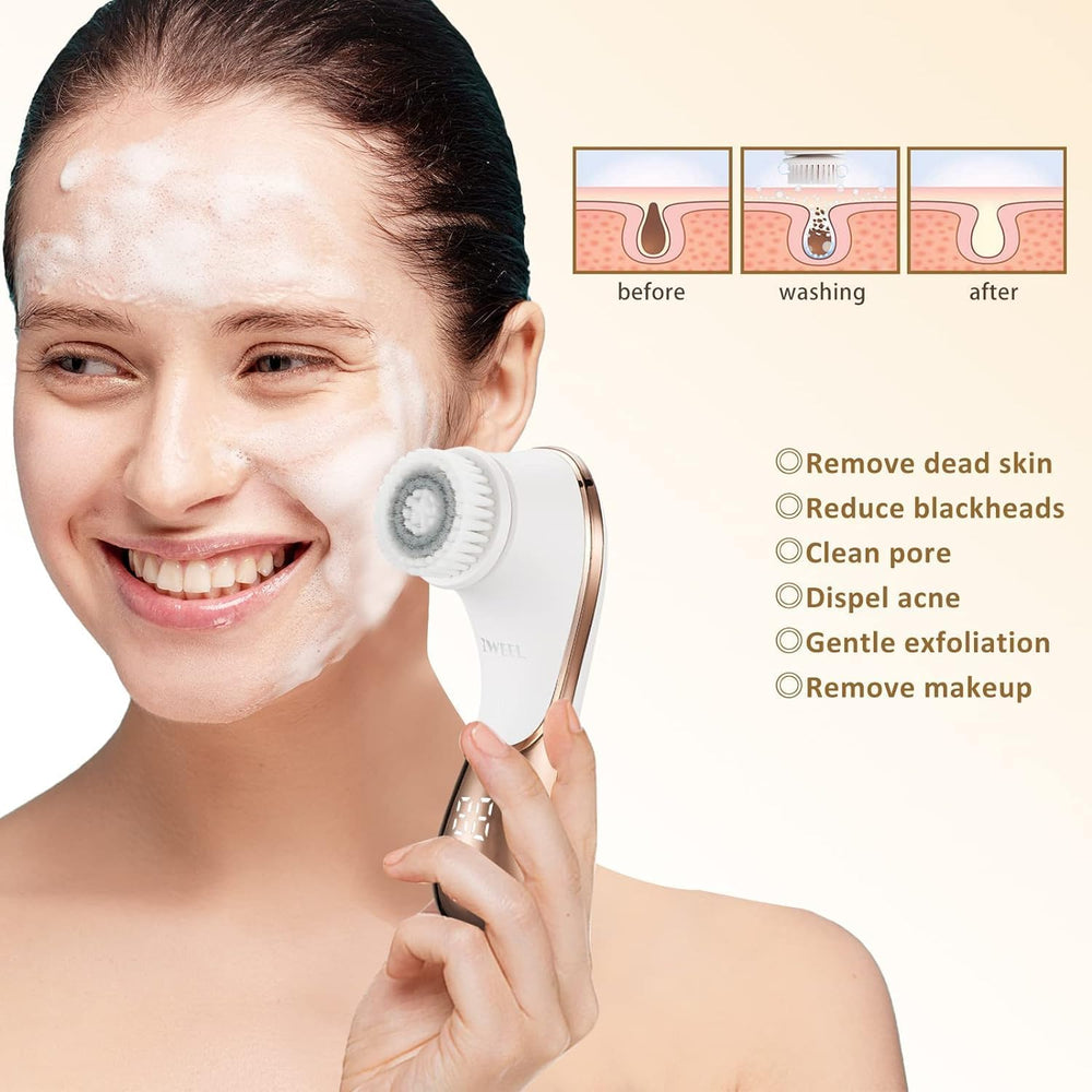 IWEEL soft cleansing head for daily gentle facial cleansing.