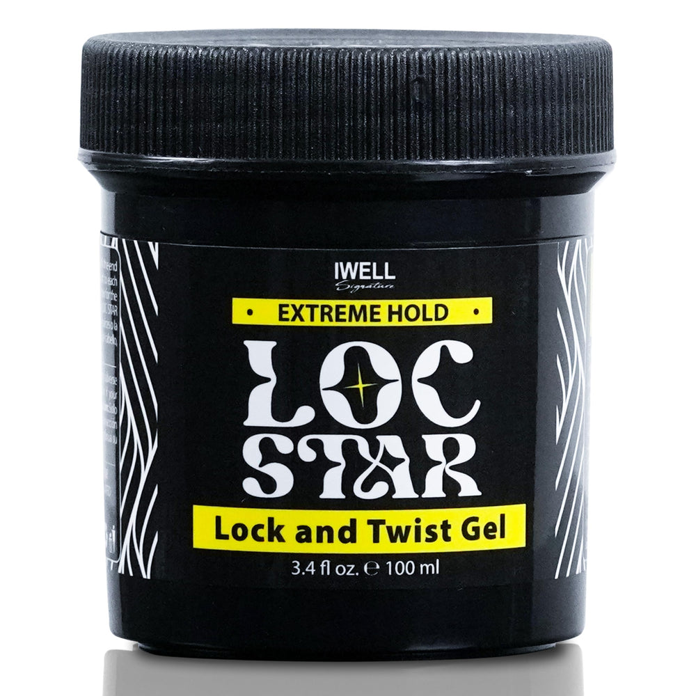 IWELL Signature Loc Star Braid Gel bottle for strong hold with a clean finish.