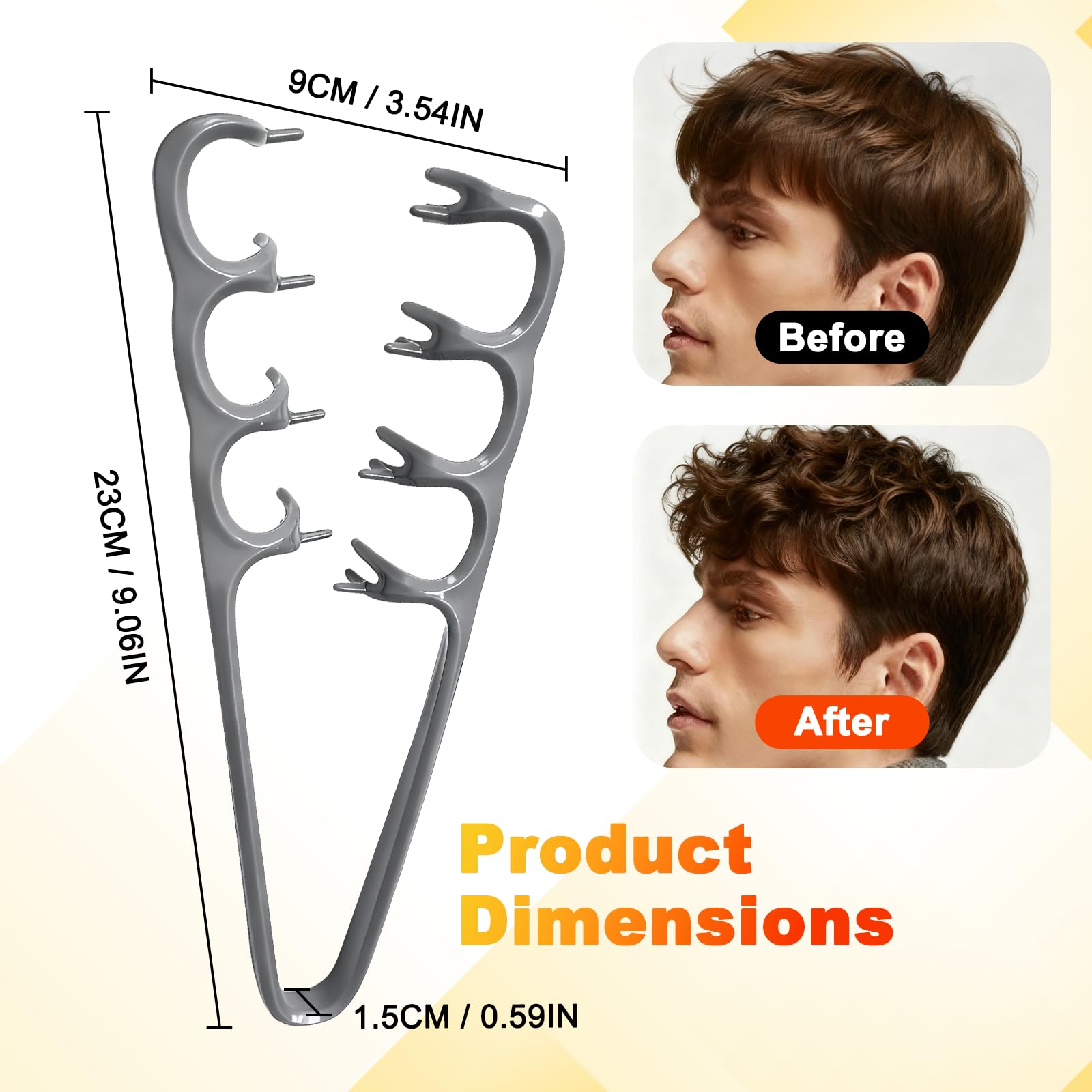 Travel-friendly Izycoon comb fits bags for on-the-go styling